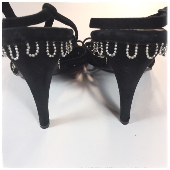 FENDI SUEDE SLING BACK HEEL WITH DUSTBAG - Picture 2 of 8